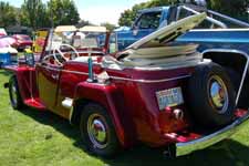 Highly detailed 1950 Willys Overland Jeepster Sports Phaeton has won multiple show trophies