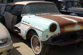 Very desirable vintage Buick Caballero station wagon project in classic car storage yard